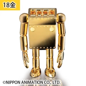 日本アニメーション監修　未来少年コナン　18金　フィギュア『ロボノイド』