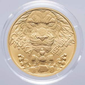チェコ造幣局2023年発行『ライオン金貨』